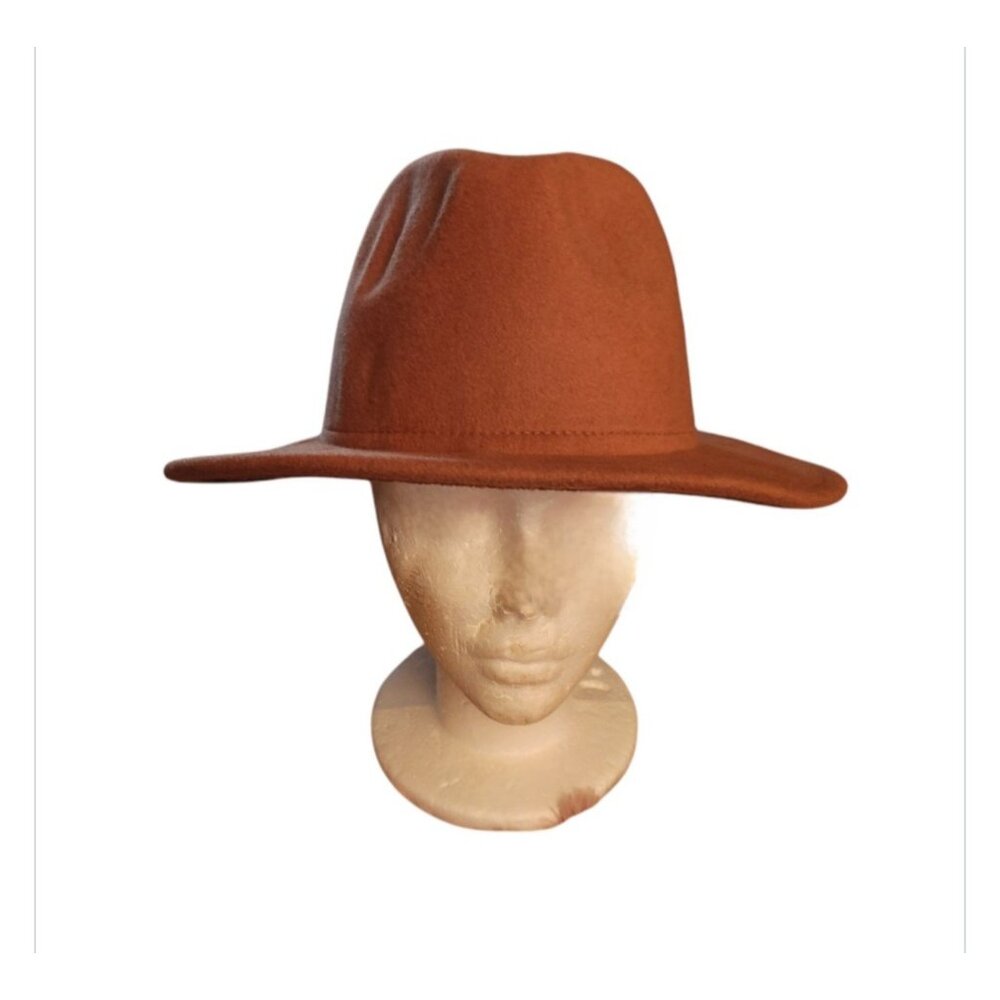 Nutmeg Brown Unisex Fedora Hat